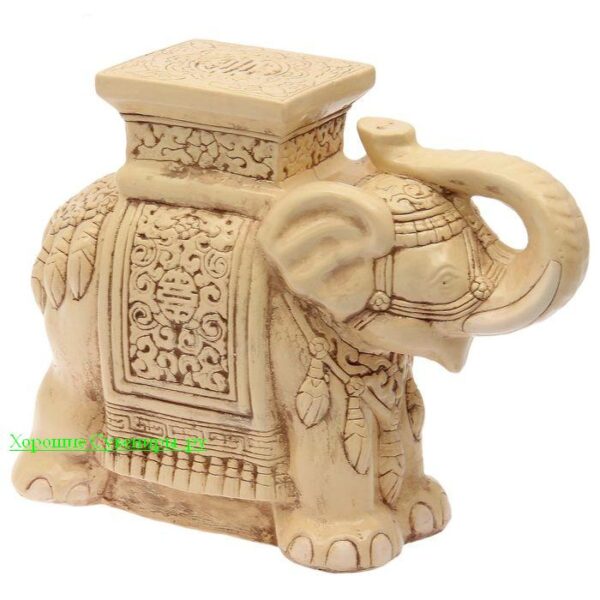Индийский слон - подставка / состаренный